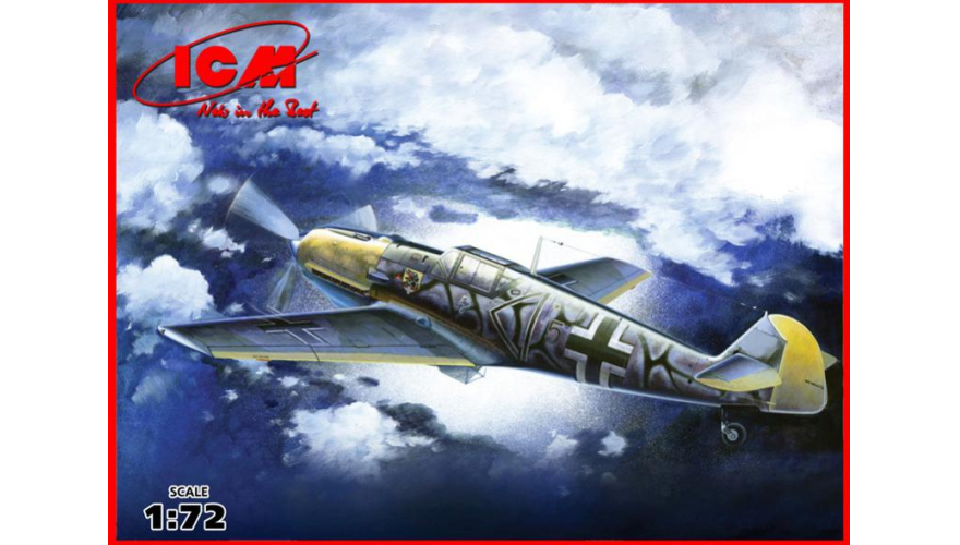 Bf 109E-7/B, второй мировой войны немецкий Истребитель-Бомбардировщик ICM Арт.: 72135 Масштаб: 1:72