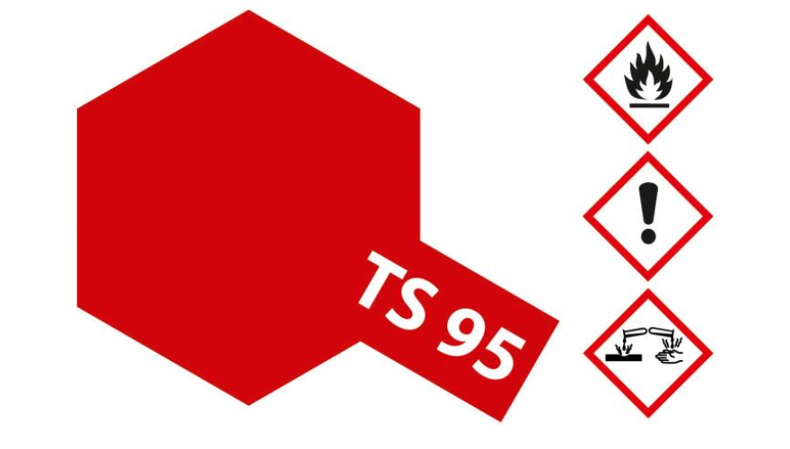  TAMIYA TS-95 Pure Metallic Red ( ),   100 .,  85095