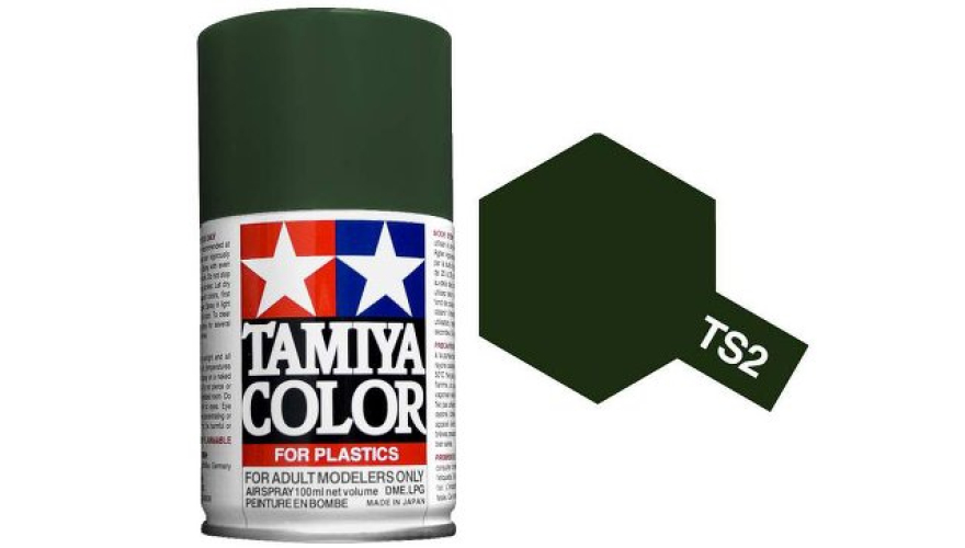   TAMIYA TS-2 Dark Green (-) ,   100 .,  85002
