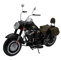 Модель мотоцикл HARLEY-DAVIDSON  классика ретро, черный, металл, длина 40 см.