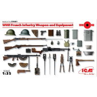 Оружие и снаряжение пехоты Франции І МВ, ICM Art.: 35681 Масштаб: 1/35