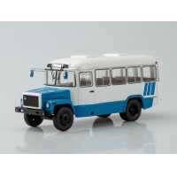 Масштабная модель Пригородный автобус КАвЗ-3976 (бело-голубой), масштаб: 1/43, производитель SSM, артикул: SSM4017