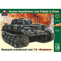Сборная модель Немецкий огнеметный танк ТII 