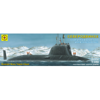 Сборная модель, Российской атомной подводной лодки «Северодвинск» несущая крылатые ракеты. Масштаб 1350. Артикул 135073 производства Моделист. 