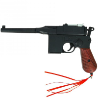 Высоко детализированный точная копия пистолета Маузер, масштаб 1:1, длина 30 см. пластик с утяжелителем. Артикул SQ303B