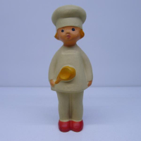 Игрушка резиновая, девочка поваренок, СССР 80 года.