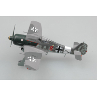 Модель немецкого самолета Fw190 A-8, красный 8, Вилли Максимовиц, 1944г, масштаб 172, производитель Easy Model.  Артикул 36364. Модели самолетов, коллекционные модели самолетов, модели Easy Model. 