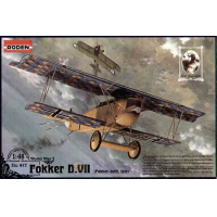 Сборная модель Самолет  FOKKER D.VII (FOKKER-BUILT, LATE), производства RODEN, масштаб 1/48 артикул Rod417