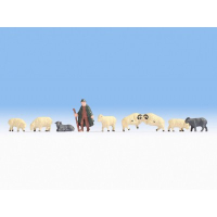 Фигурки овцы с пастухом, NOCH артикул 18210