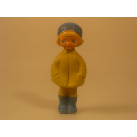 Резиновая кукла девочка 3, сделана в СССР 70-80 г.