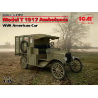 Сборная модель Model T 1917 санитарная, Американский автомобиль І МВ, масштаб: 1/35, производитель: ICM, артикул: 35661