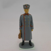 Фигура советский полковник в папахе  80 годы, масштаб 1:43. Олово ручная работа. 