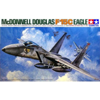 Сборная модель в масштабе 1/48 Истребитель McDONNELL DOUGLAS F-15C EAGLE с 1 фигурой, производитель TAMYIA, артикул: 61029