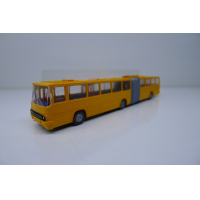 Модель автобуса Икарус 260 гармошка, оранжевый, масштаб 1:87 HO, производства пост ГДР 90 годы.