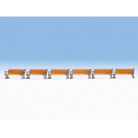Парковые скамейки с чугунными ножками, 6 шт., фирмы NOCH для макетов железной дороги масштаба HO: артикул: 14849