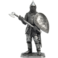 Коллекционная фигурка Русский воин с топором, 14 век, артикул: M274
