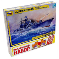 Подарочный набор сборной модели Российский эскадренный миноносец 