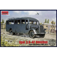 Сборная модель Немецкий штабной автобус Opel Blitz Omnibus Model W39, масштаб 1/72, артикул: Rod720