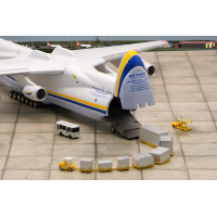 Модель самолёта Ан-225 Мрия масштаб 1:200 БН UR-82060, длина 40 см. 