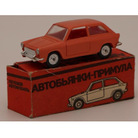 Советская масштабированная игрушка автомобиля Автобьянки-примула, сделано в СССР, масштаб 1:43.