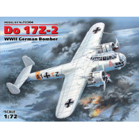 Сборная модель Do 17Z-2, Германский бомбардировщик ІІ МВ, масштаб: 1/72, производитель: ICM, артикул: 72304