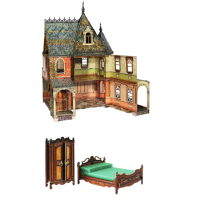 Серия кукольные дома, мебель «Умная Бумага»