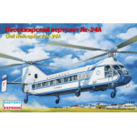 Сборная модель Вертолет Як-24А, производства ВОСТОЧНЫЙ ЭКСПРЕСС, масштаб 1/144, артикул: EE14514
