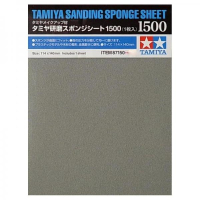 Наждачная бумага на поролоновой основе с зернистостью 1500, TAMIYA, артикул 87150