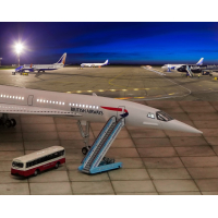 Модели самолетов с освещением салона. 